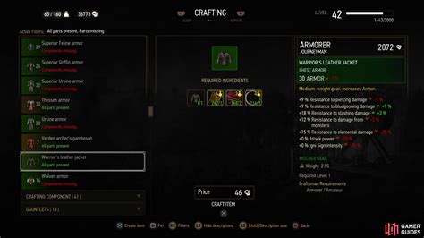 witcher 3 crafting guide.